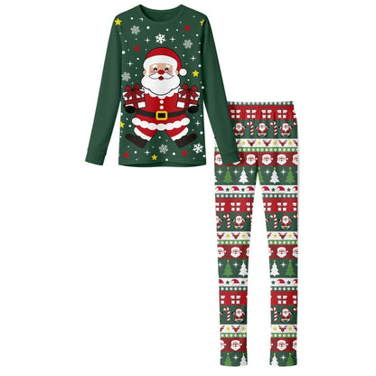 Kinder-Weihnachtsmann-Pyjama