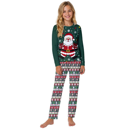 Kinder-Weihnachtsmann-Pyjama