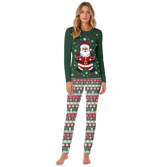 Weihnachtsmann-Pyjama für Damen