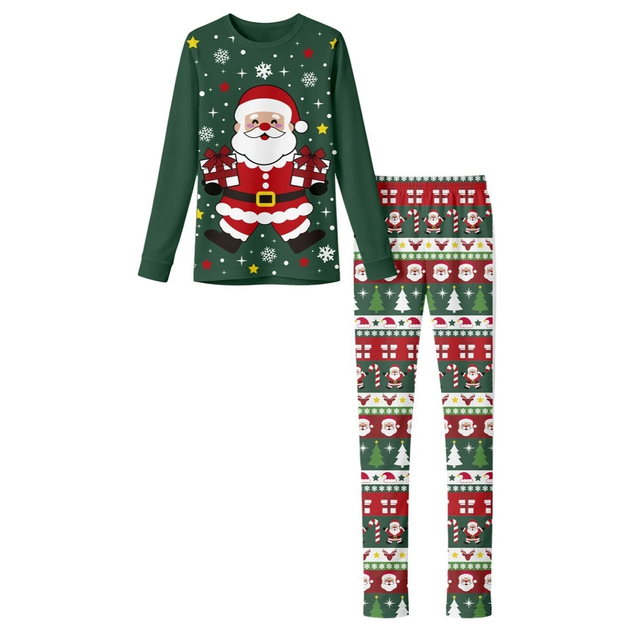 Weihnachtsmann-Pyjama für Damen