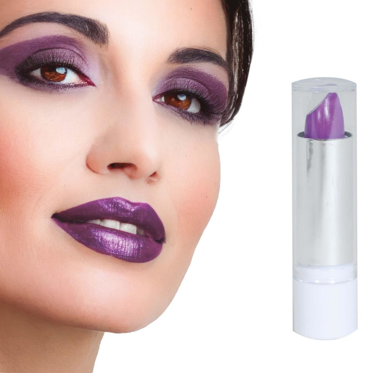 Lila Lippenstift
