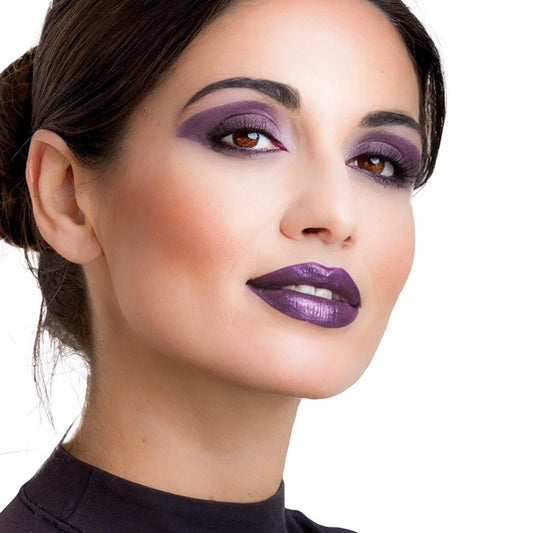 Lila Lippenstift