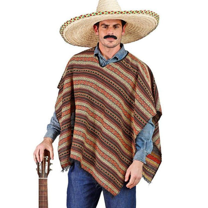 Mexikanischer Poncho wendbar