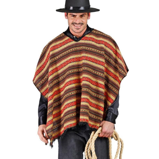 Mexikanischer Poncho wendbar