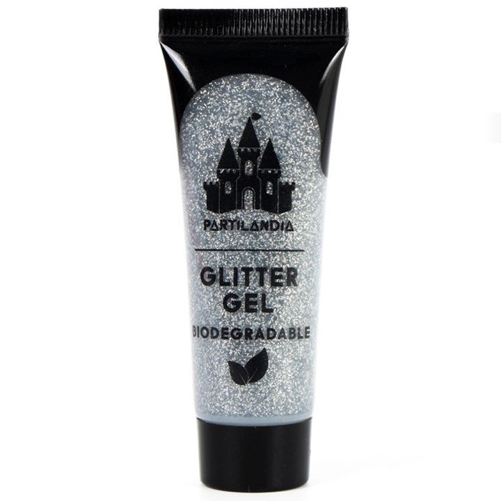 Glitzer-Gel biologisch abbaubar silber