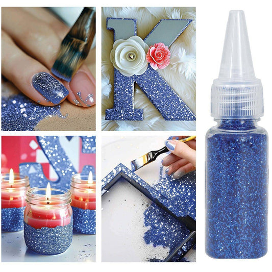 Glitzer-Blau biologisch abbaubar