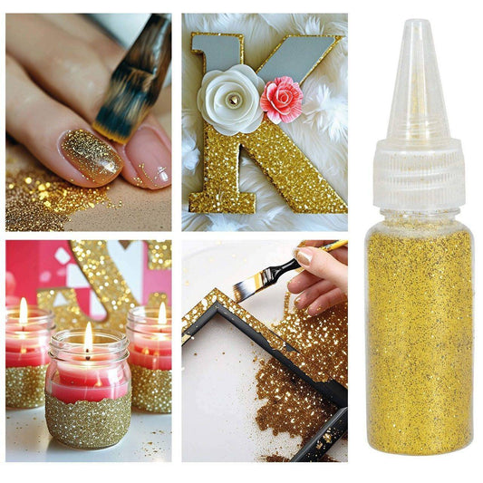 Goldene-Glitzer biologisch abbaubar