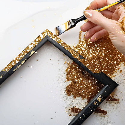 Goldene-Glitzer biologisch abbaubar