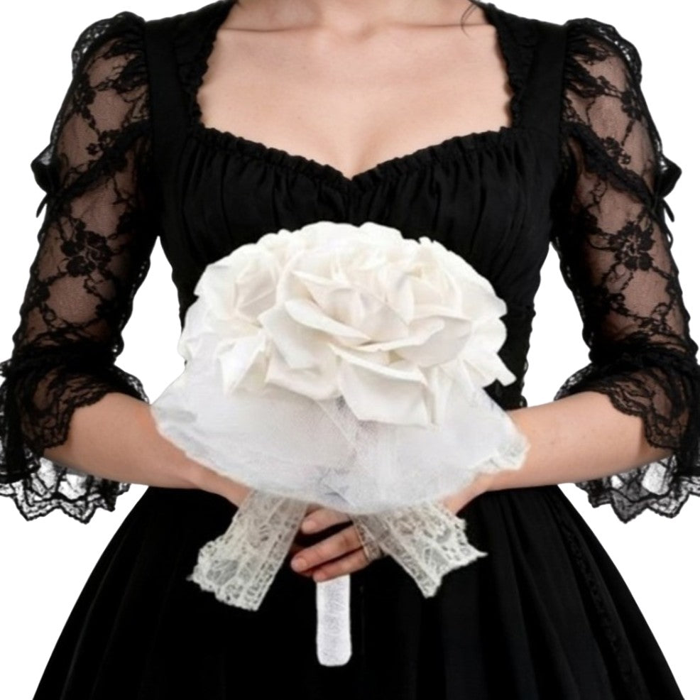Deluxe-Strauß mit weißen Rosen