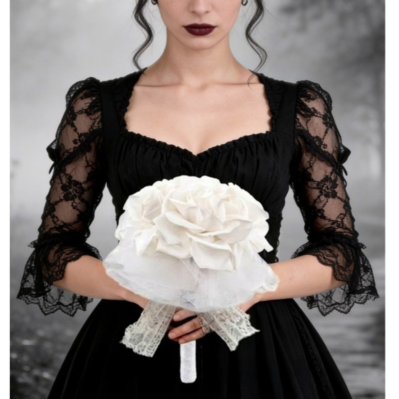 Deluxe-Strauß mit weißen Rosen