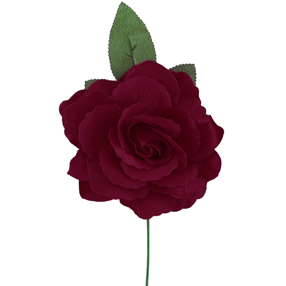 Dunkelrote Flamenco- und Chulapa-Rose
