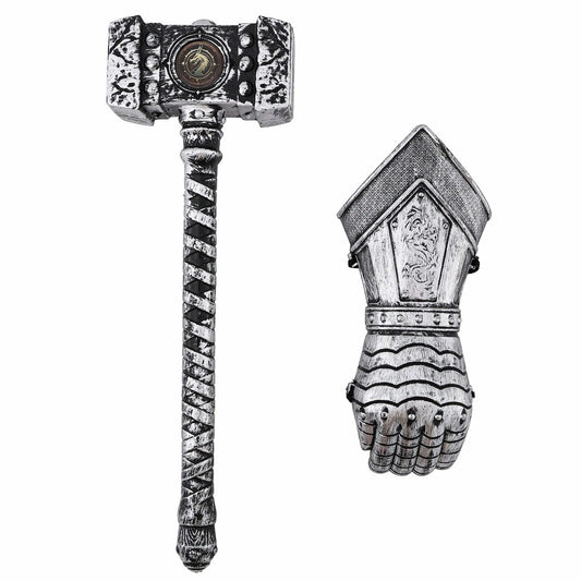 Mittelalterliches Ritter-Set mit Hammer