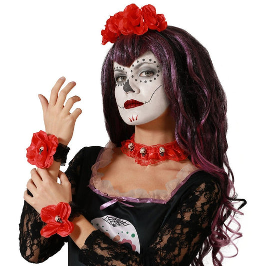 Rotes Catrina-Set