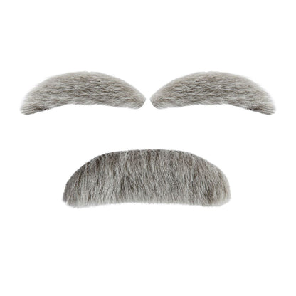Augenbrauen- und Schnurrbart-Set Opa