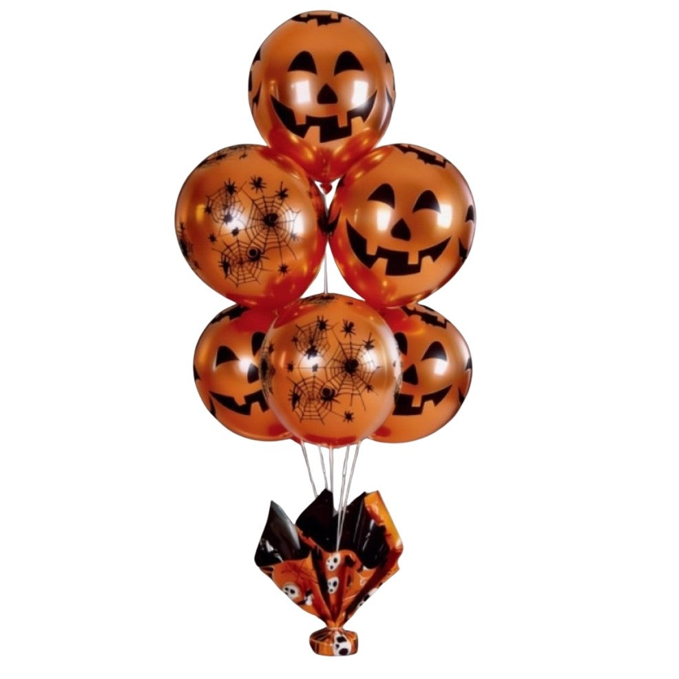 Halloween-Ballons-Set mit Ständer