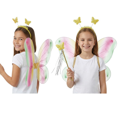 Multicolor Schmetterlingsfee-Set