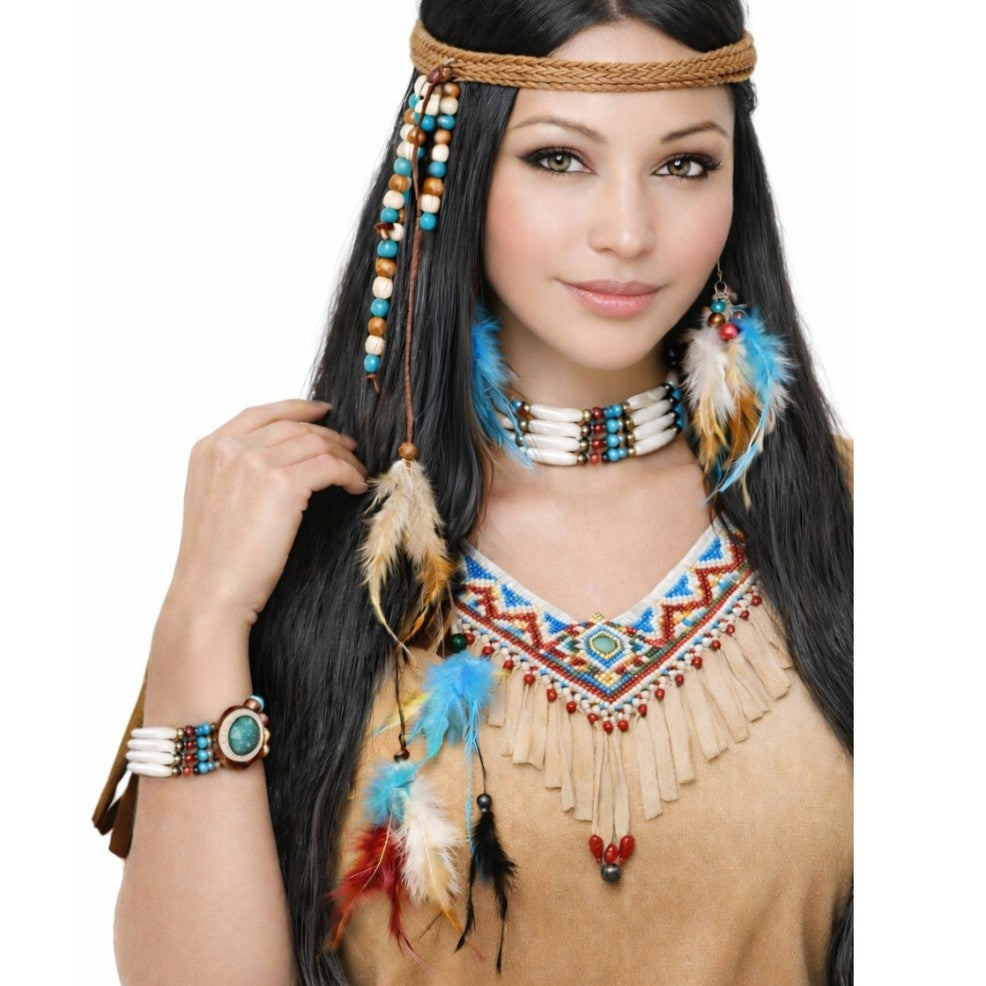 Indianer-Federn-Set