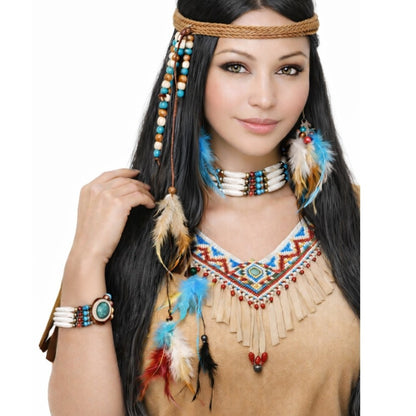 Indianer-Federn-Set