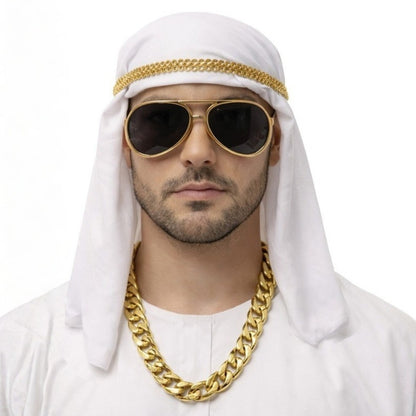 Goldenes arabisches Scheich-Set