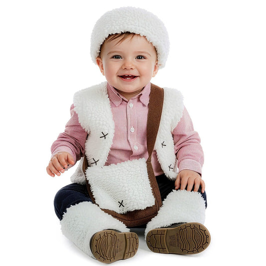 Schäfer Set mit Lammfell für Babys