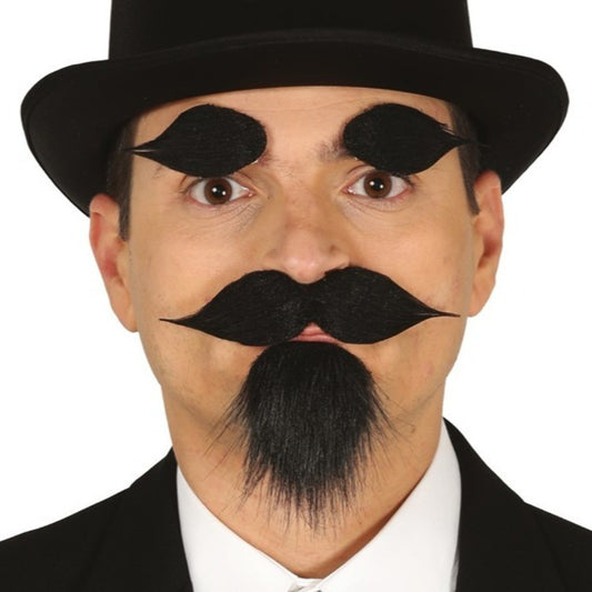 Schwarzes Haar-Set Eco