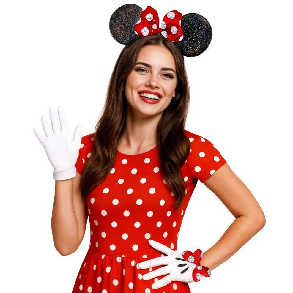Set mit gepunkteter Mäuschen