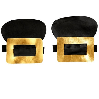 Goldene Schnallenklappen