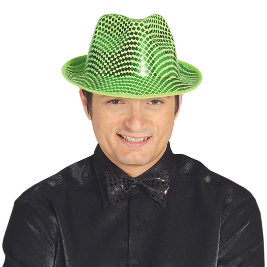 Gangsterhut Pailletten Farben