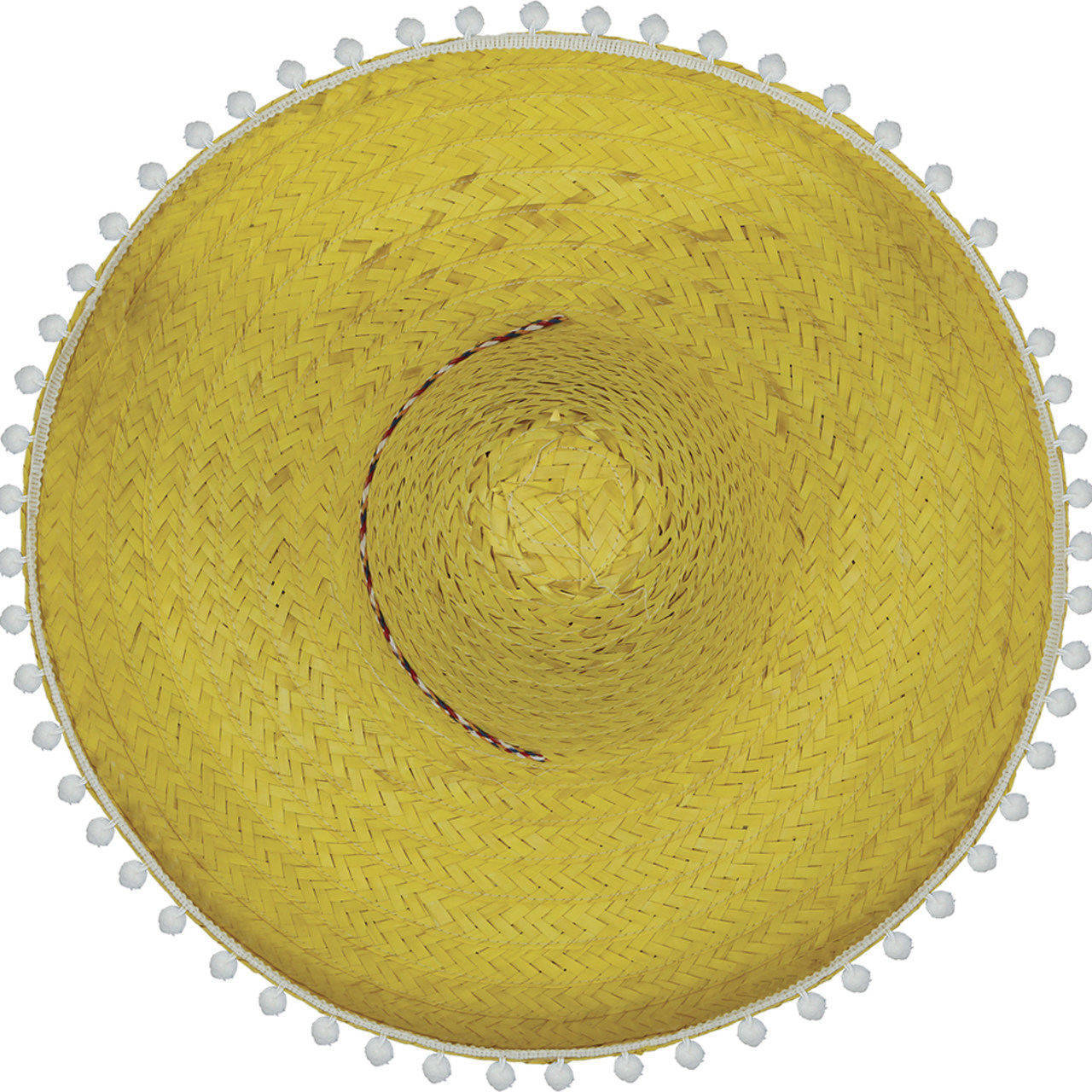 Gelber Mexikanischer Sombrero mit Quasten