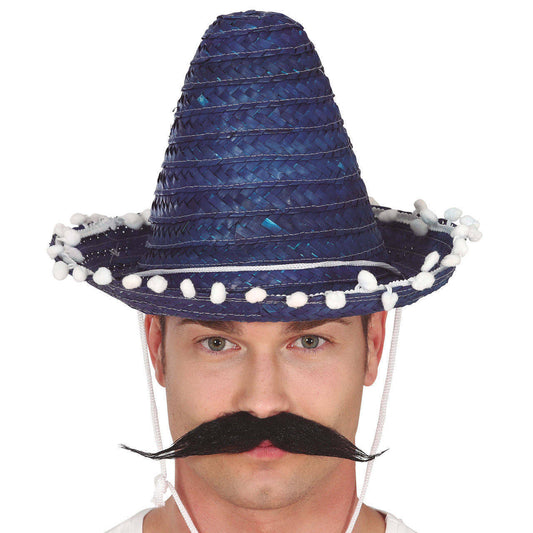Kleiner Blauer Mexikanischer Sombrero