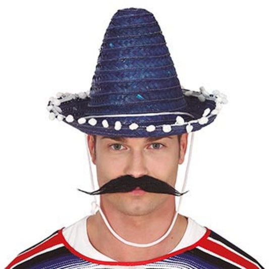 Kleiner Blauer Mexikanischer Sombrero