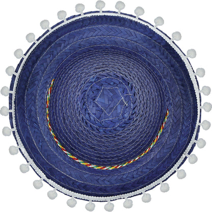 Kleiner, blauer Mexikanischer Sombrero
