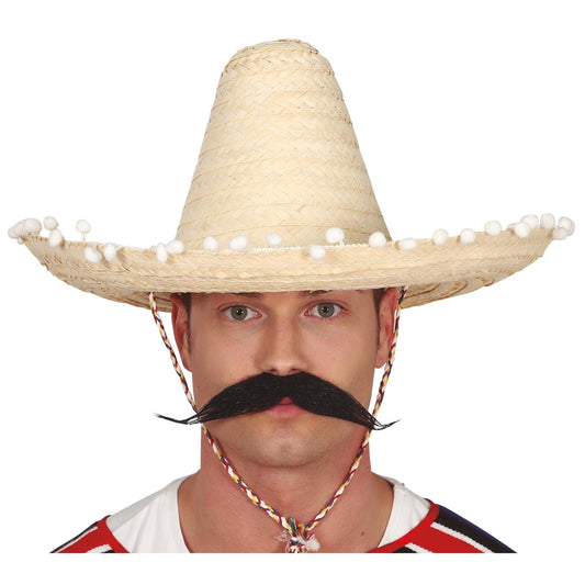 Schwarzer Mexikanischer Sombrero mit Quasten