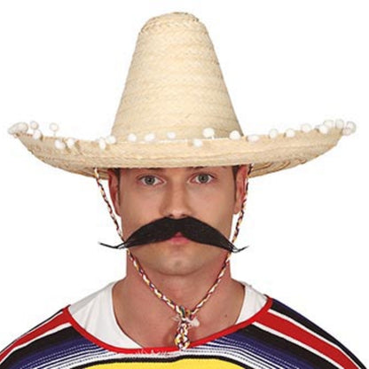 Schwarzer Mexikanischer Sombrero mit Quasten