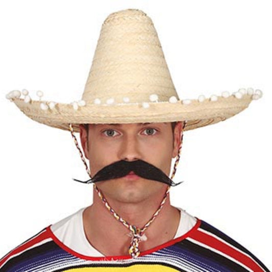 Schwarzer Mexikanischer Sombrero mit Quasten