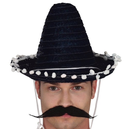 Kleiner Schwarzer Mexikanischer Sombrero