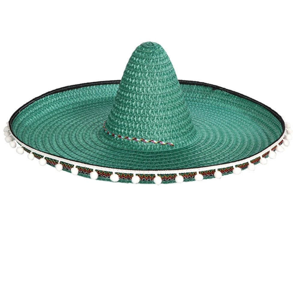 Mexikanischer Grüner Deluxe-Sombrero