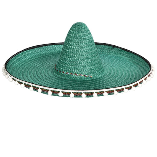 Mexikanischer Grüner Deluxe-Sombrero