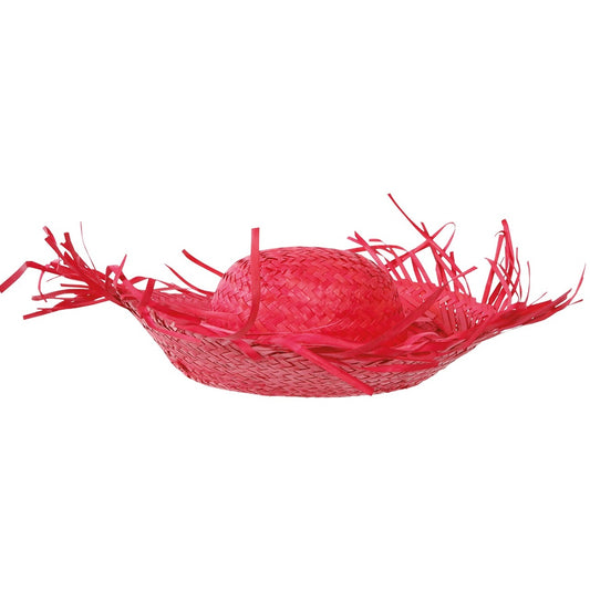 Roter Strohhut