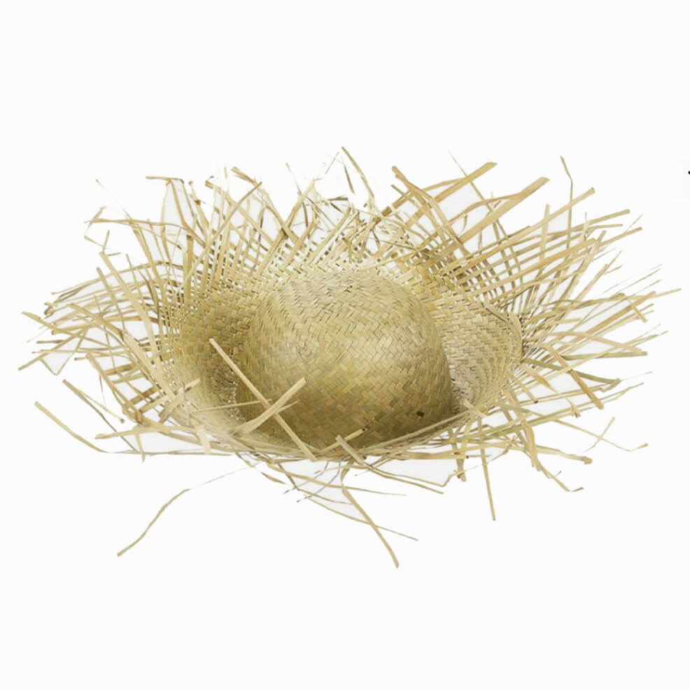 Naturfarbener Strohhut