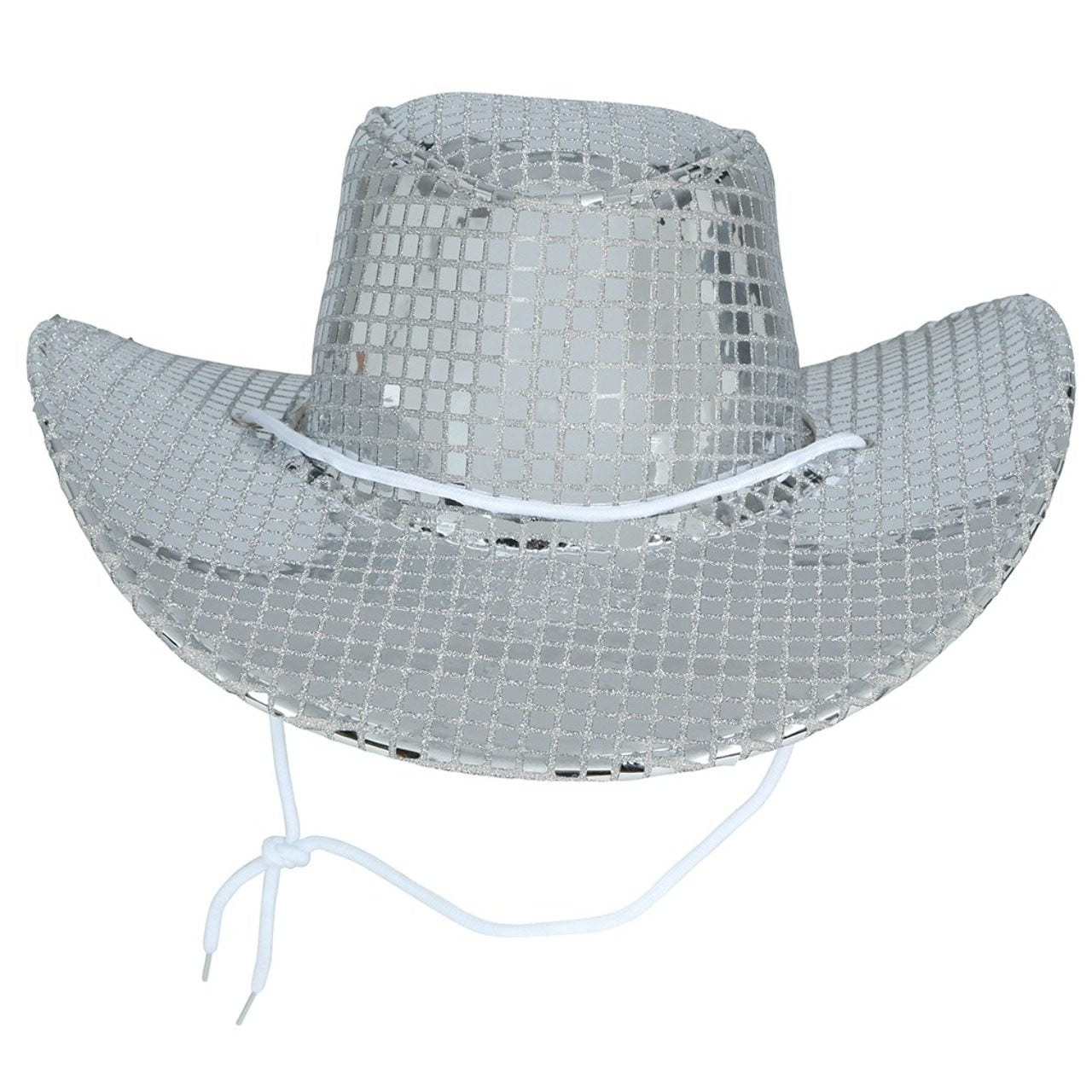 Silberner Cowgirl-Hut