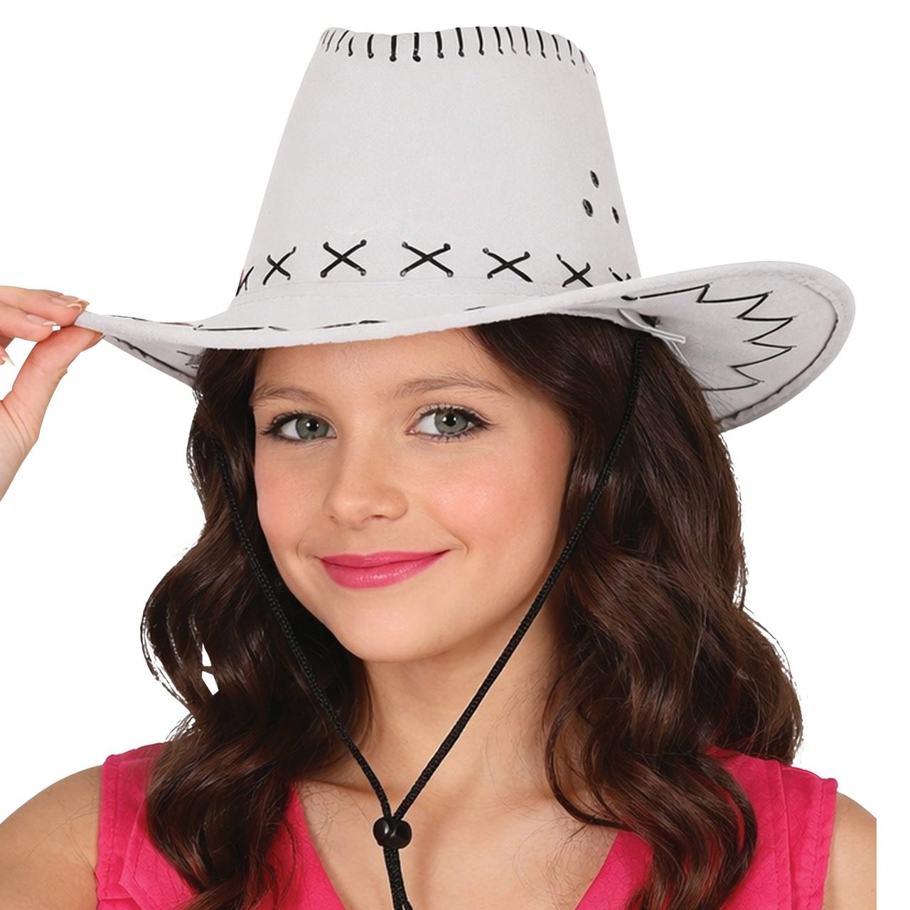 Weißer Cowboyhut im Western-Stil für Kinder