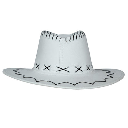 Weißer Cowboy-Cowboyhut