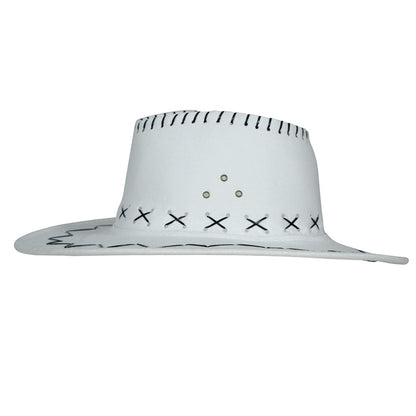 Weißer Cowboy-Cowboyhut