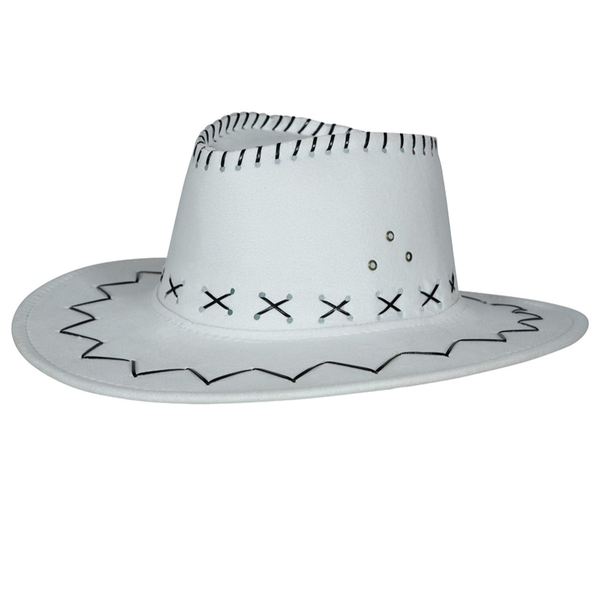 Weißer Cowboy-Cowboyhut