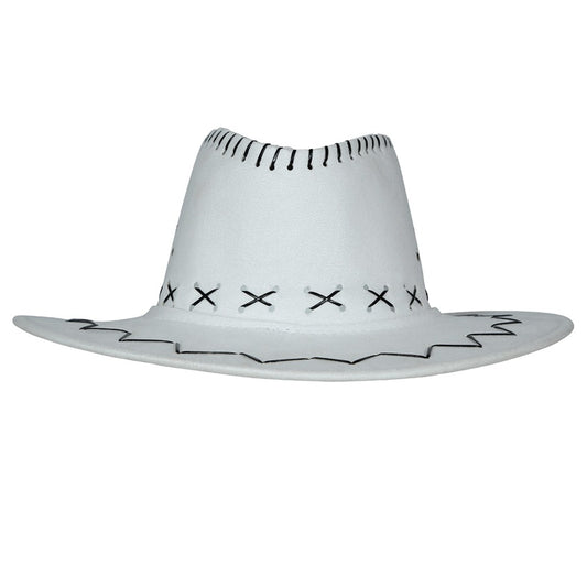 Weißer Cowboy-Cowboyhut