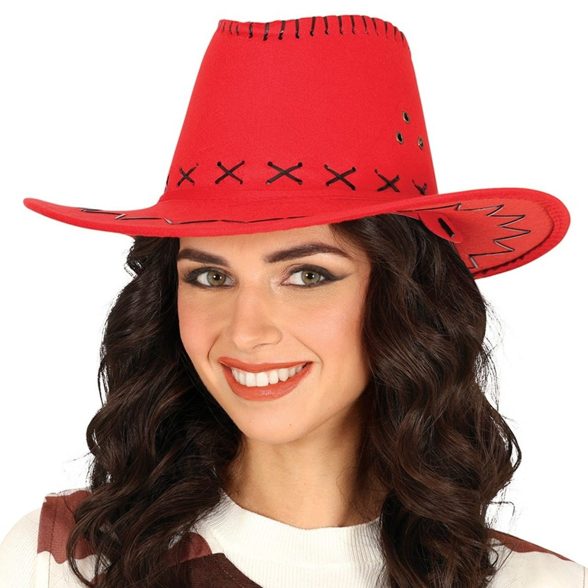 Roter Cowboy-Cowboyhut