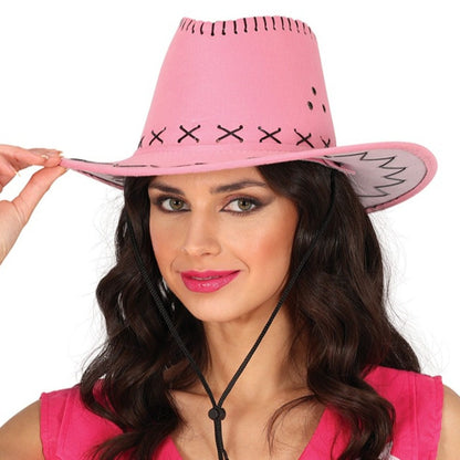 Rosa Cowboy-Cowboyhut