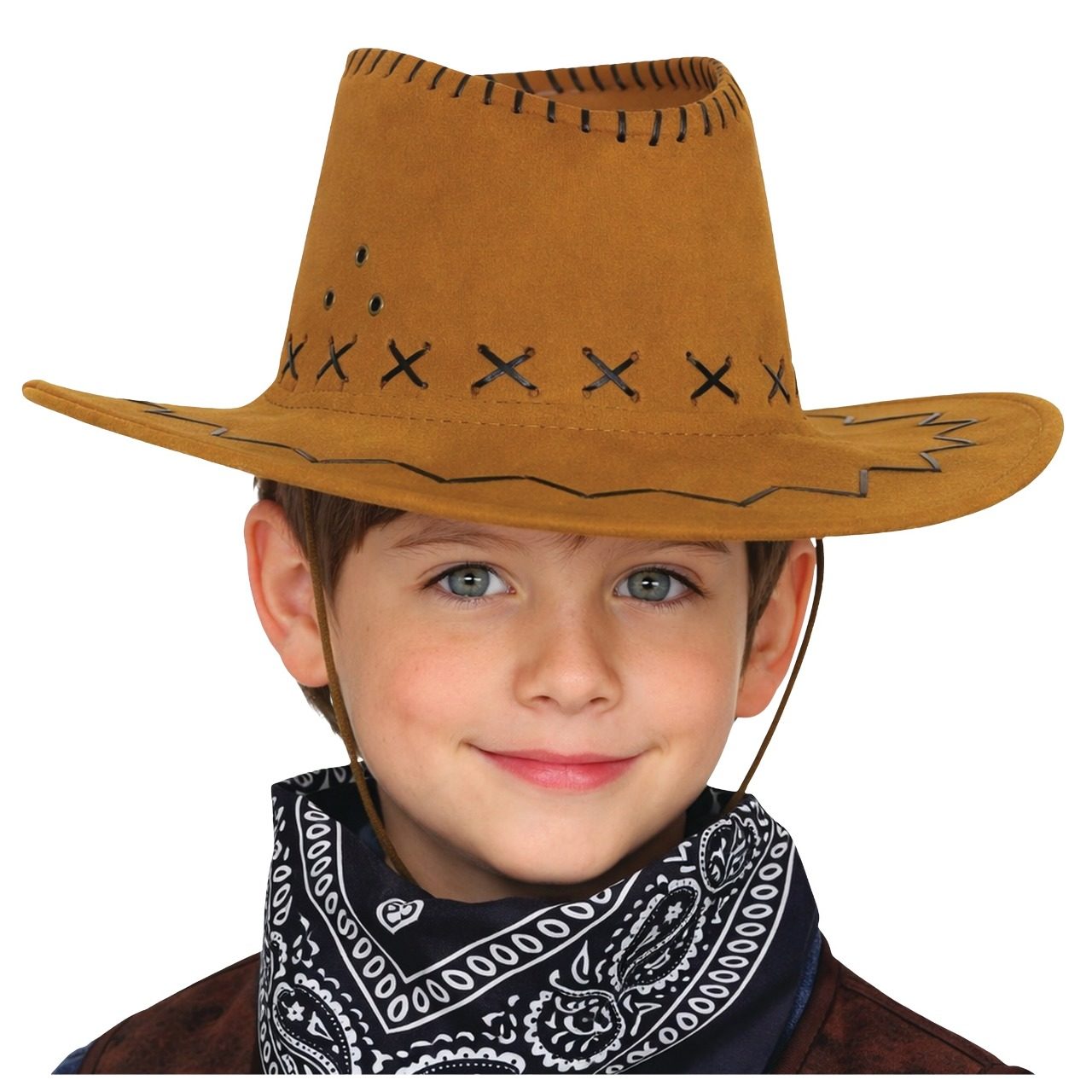 Hellbrauner Cowboyhut für Kinder