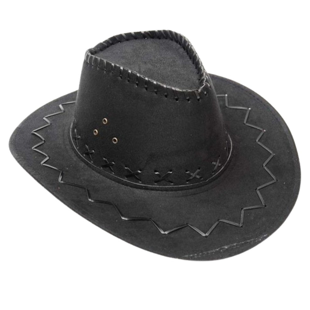 Schwarzer Cowboyhut für Kinder